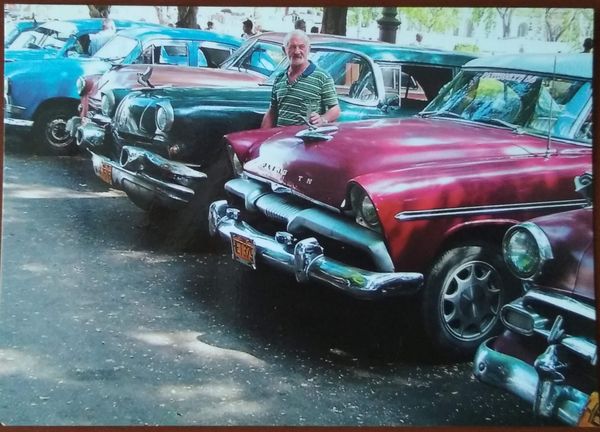 Old cars postcard top127c