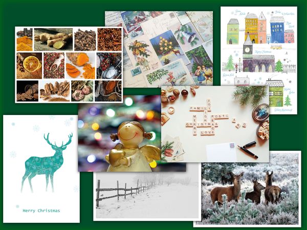 Christmas postcards postcardsisters pack23c