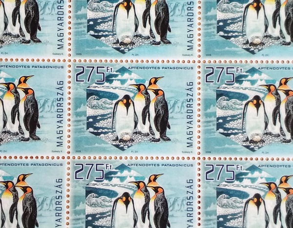 Penguin stamps postcardsisters hstamp53