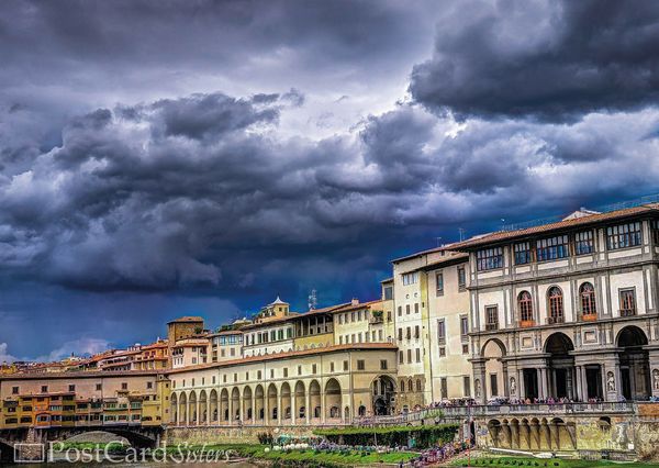 Florence italy postcard wh105 01c