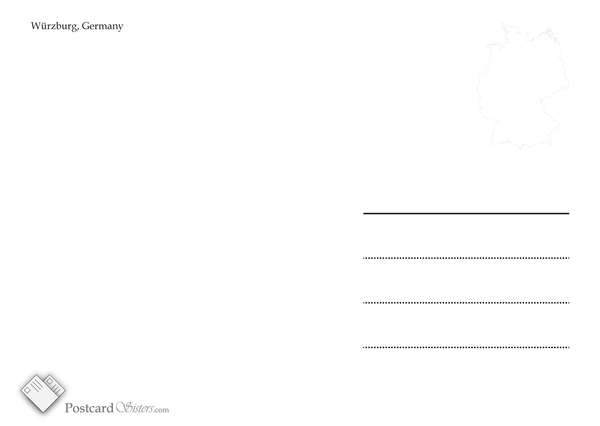 W%c3%bcrzburg postcard wh117b