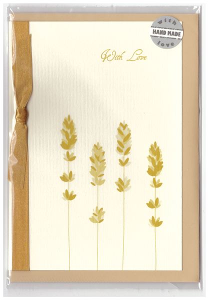 Pramoncard lavender postcard goldc