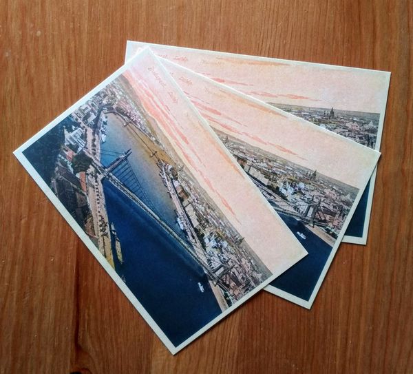 Budapest art postcard hk108c