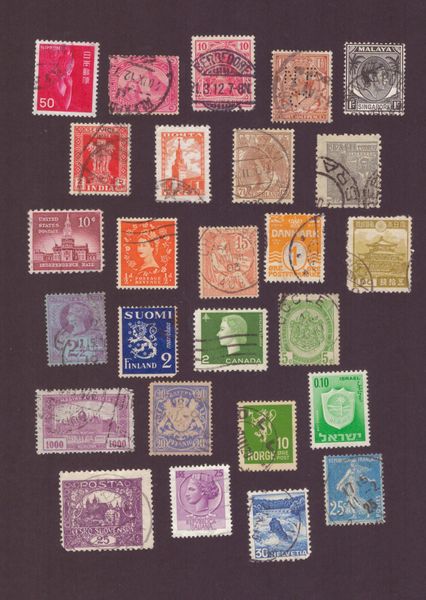Old stamps from all around the world postcardsisters ps123c